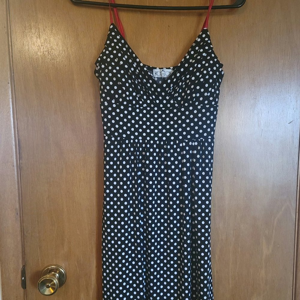 Black and White Polka Dot Dress